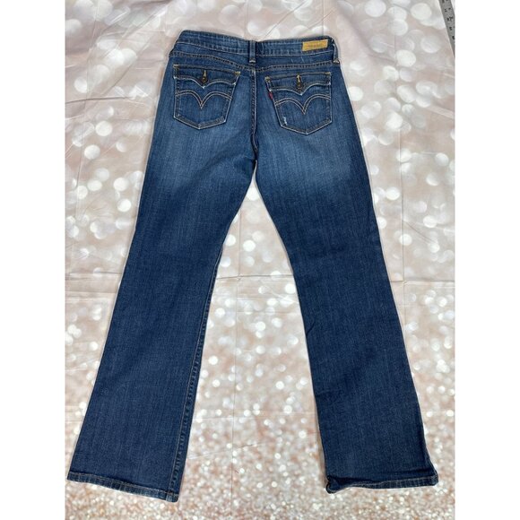 Levi’s 545 Women’s 8M Jeans Low Rise Bootcut Light Distress 32x30 - Picture 6 of 8
